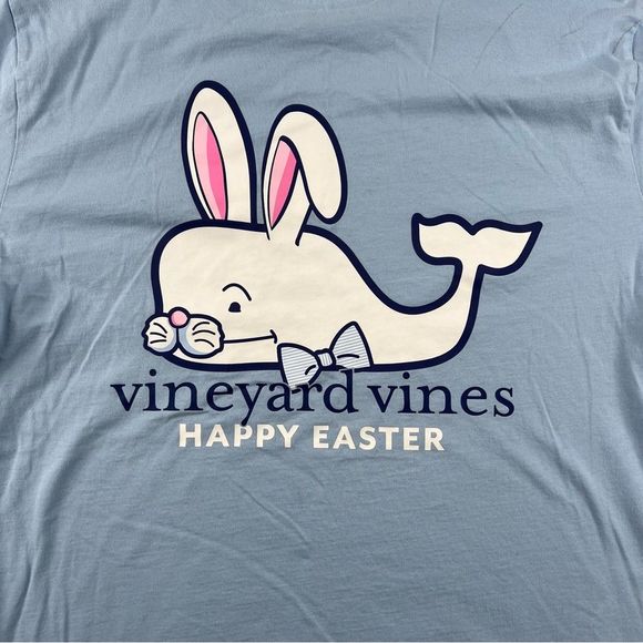 Vineyard Vines Men Long Sleeve Easter Whale T-Shirt Small - Picture 5 of 9